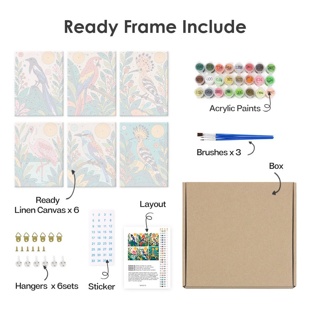 What's included with the framed canvas version