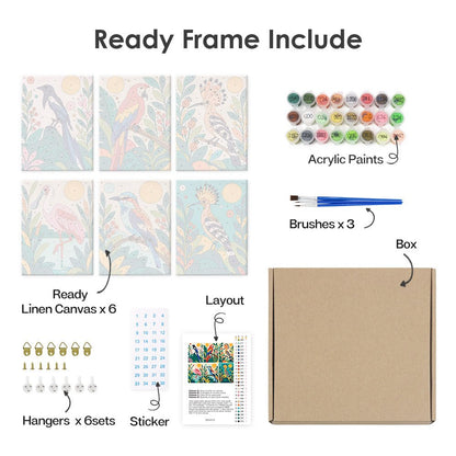 What's included with the framed canvas version
