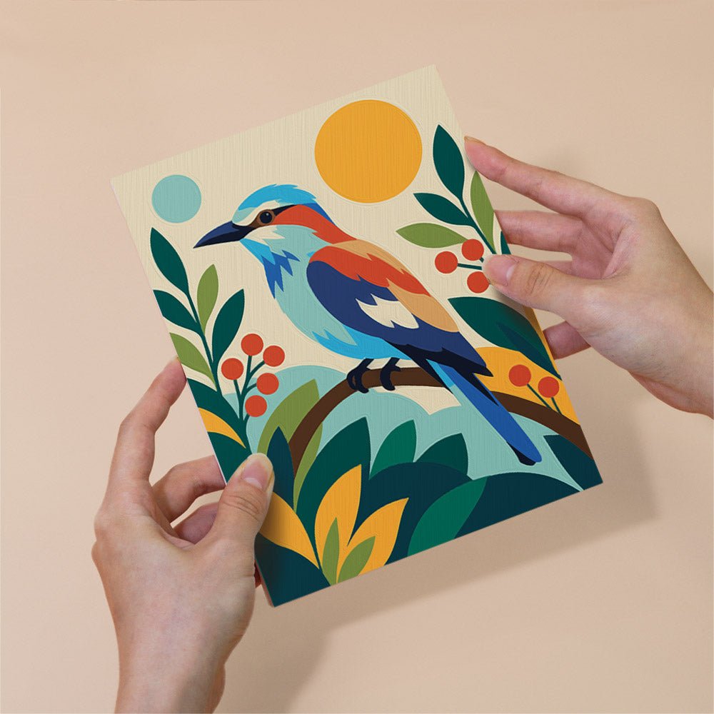 Tropical Birds mini painting set