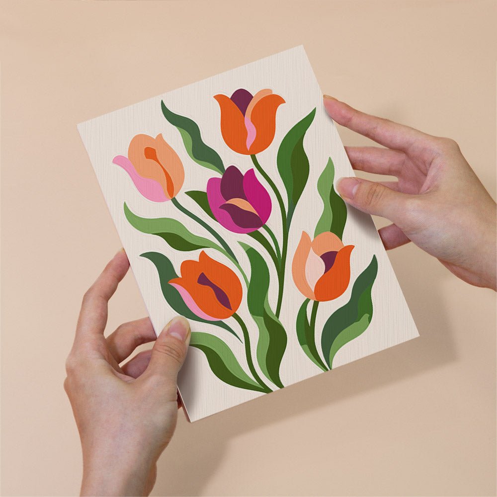 Tropical Blossoms mini painting set