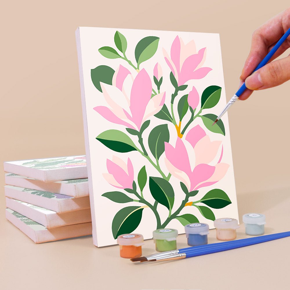 Tropical Blossoms mini painting set