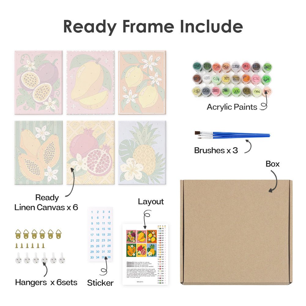 What's included with the framed canvas version