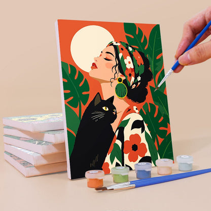 Tropical Portraits mini painting set