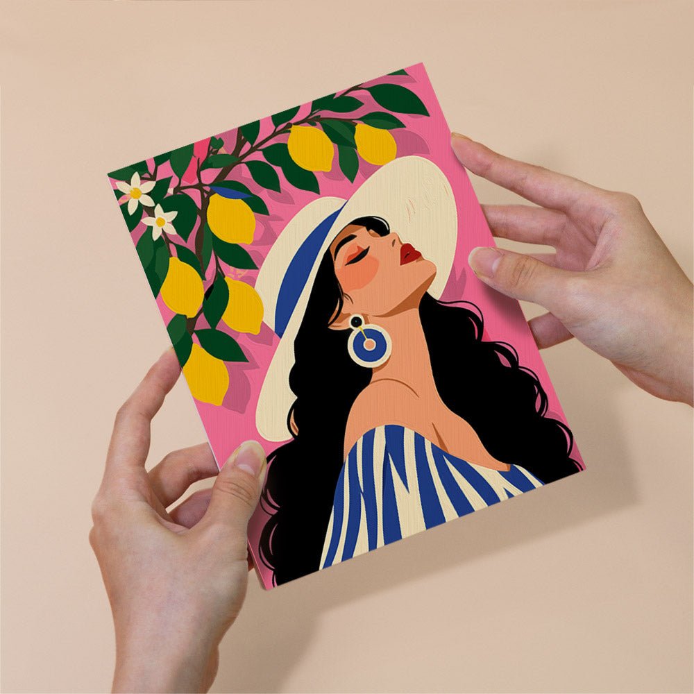 Tropical Portraits mini painting set
