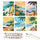 Tropical Shores – Set of 6 Mini Paintings