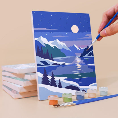 Twilight Purple Skies mini painting set