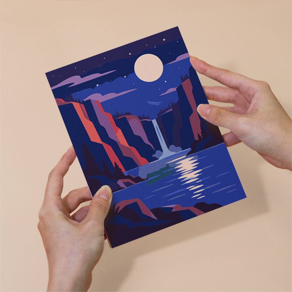 Twilight Purple Skies mini painting set