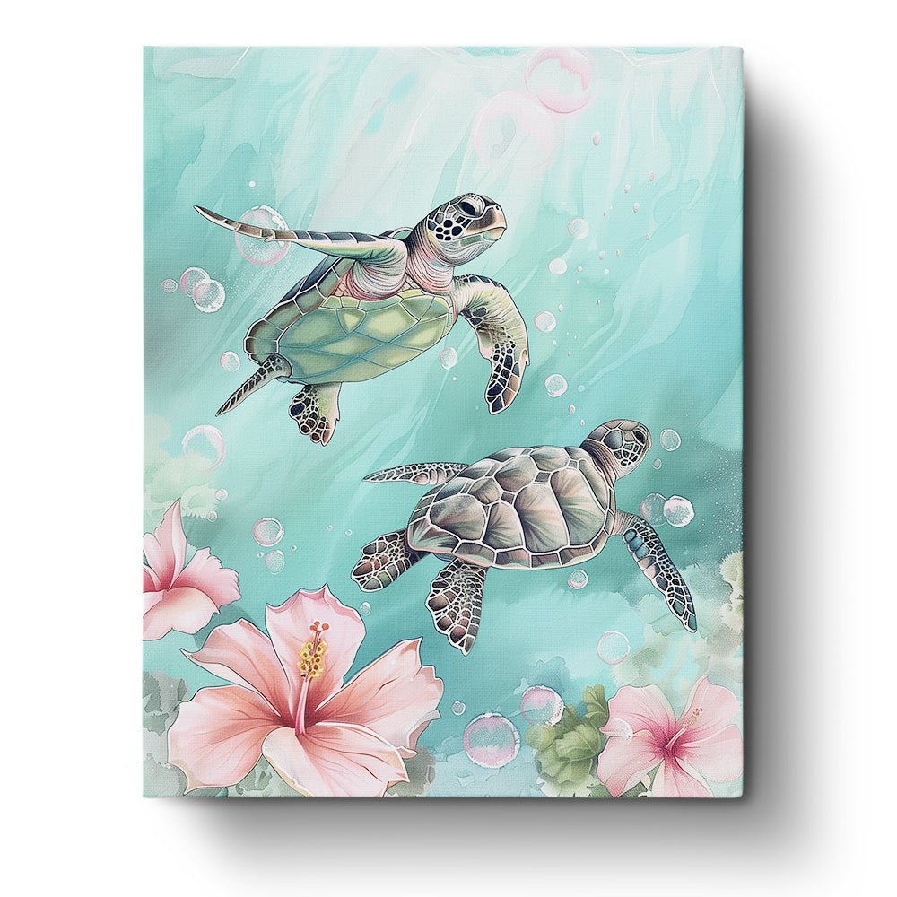 Underwater Turtle Paradise - Judy Paint