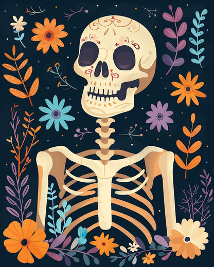 Undying Flora - Skeleton - Judy Paint