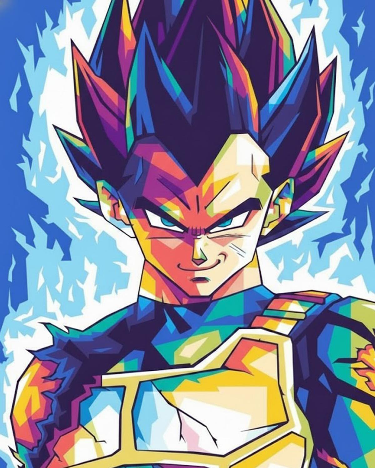 Vegeta Power Aura - Anime - Judy Paint