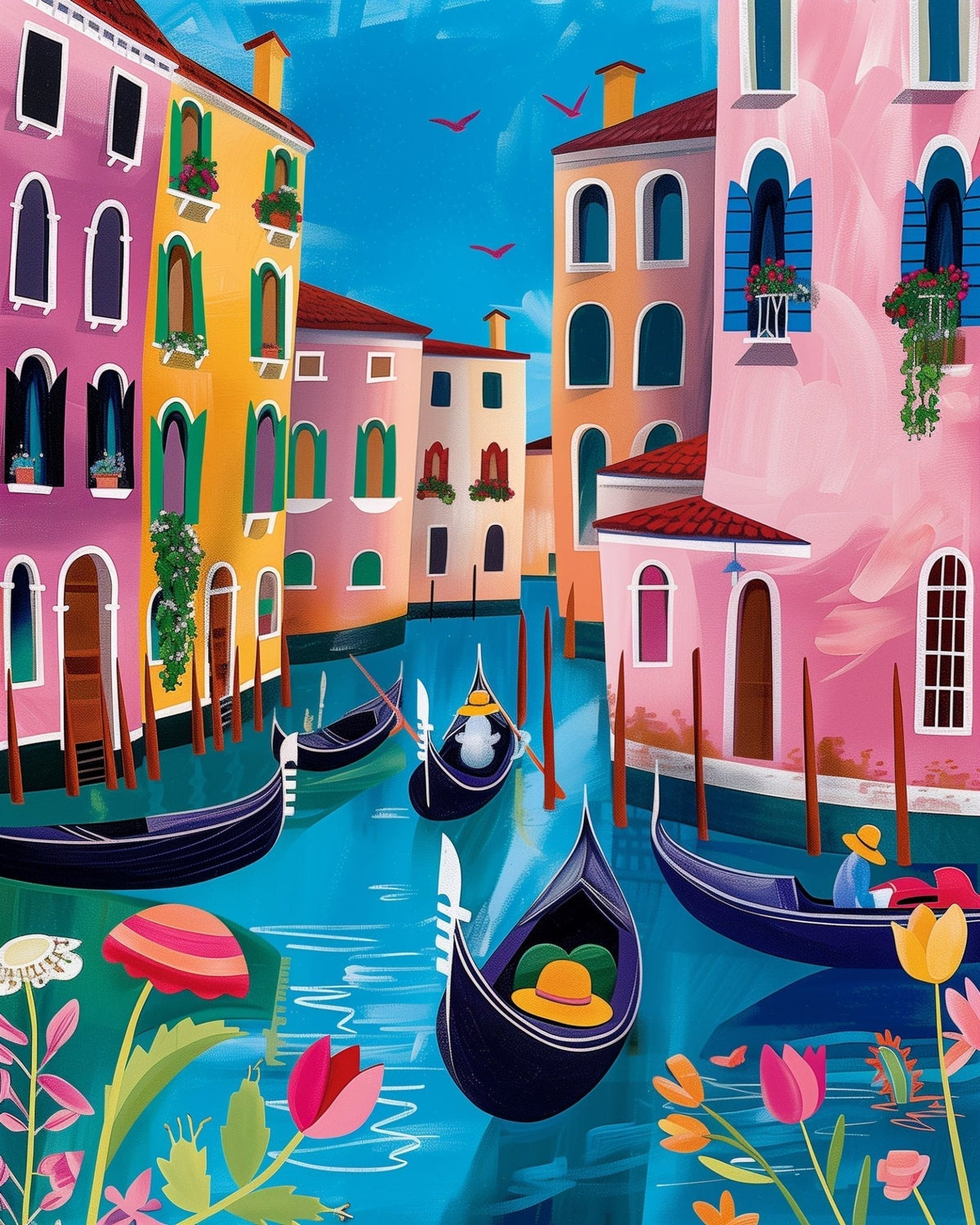Venetian Canal - Venice - Judy Paint