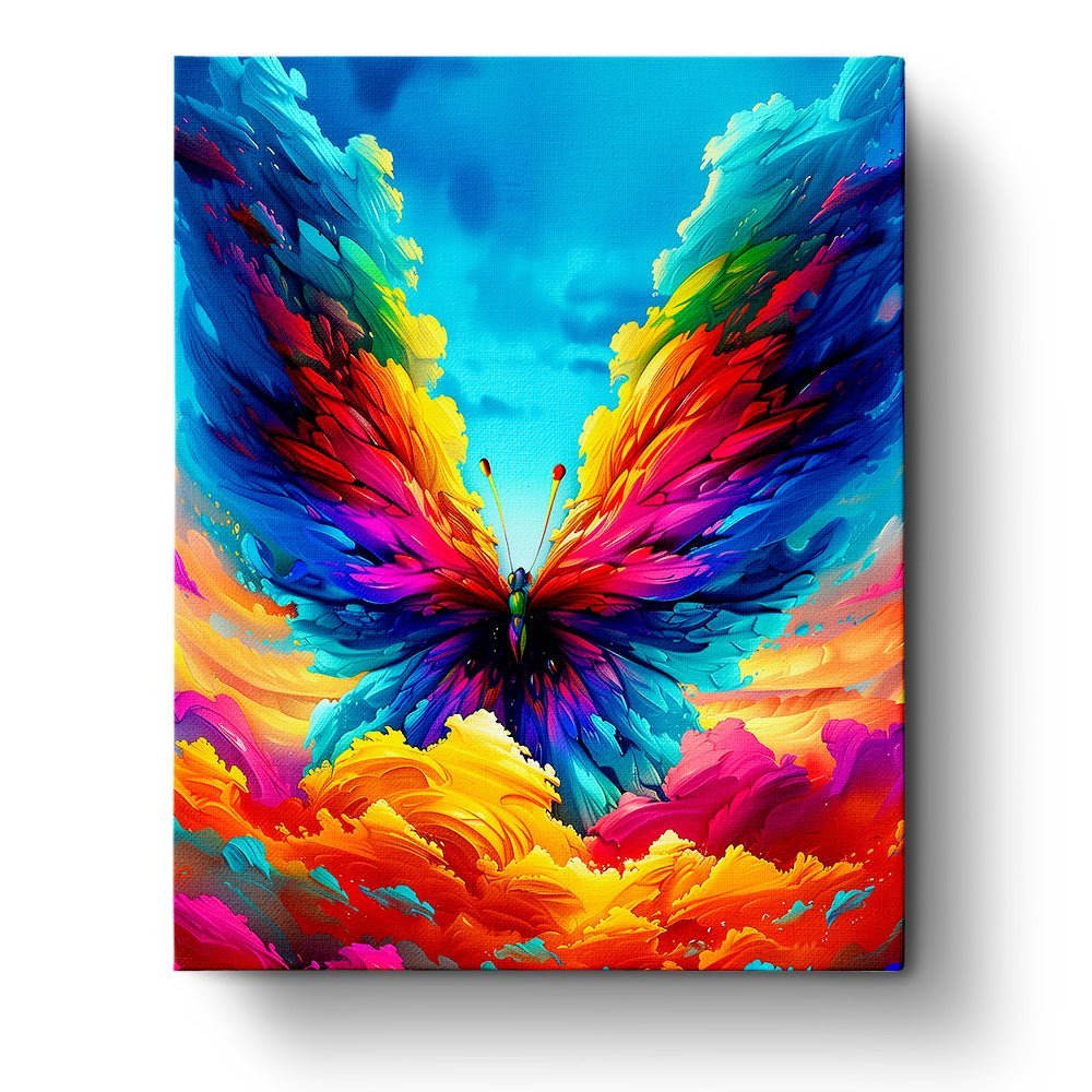 Vibrant Butterfly - Meditation - Judy Paint