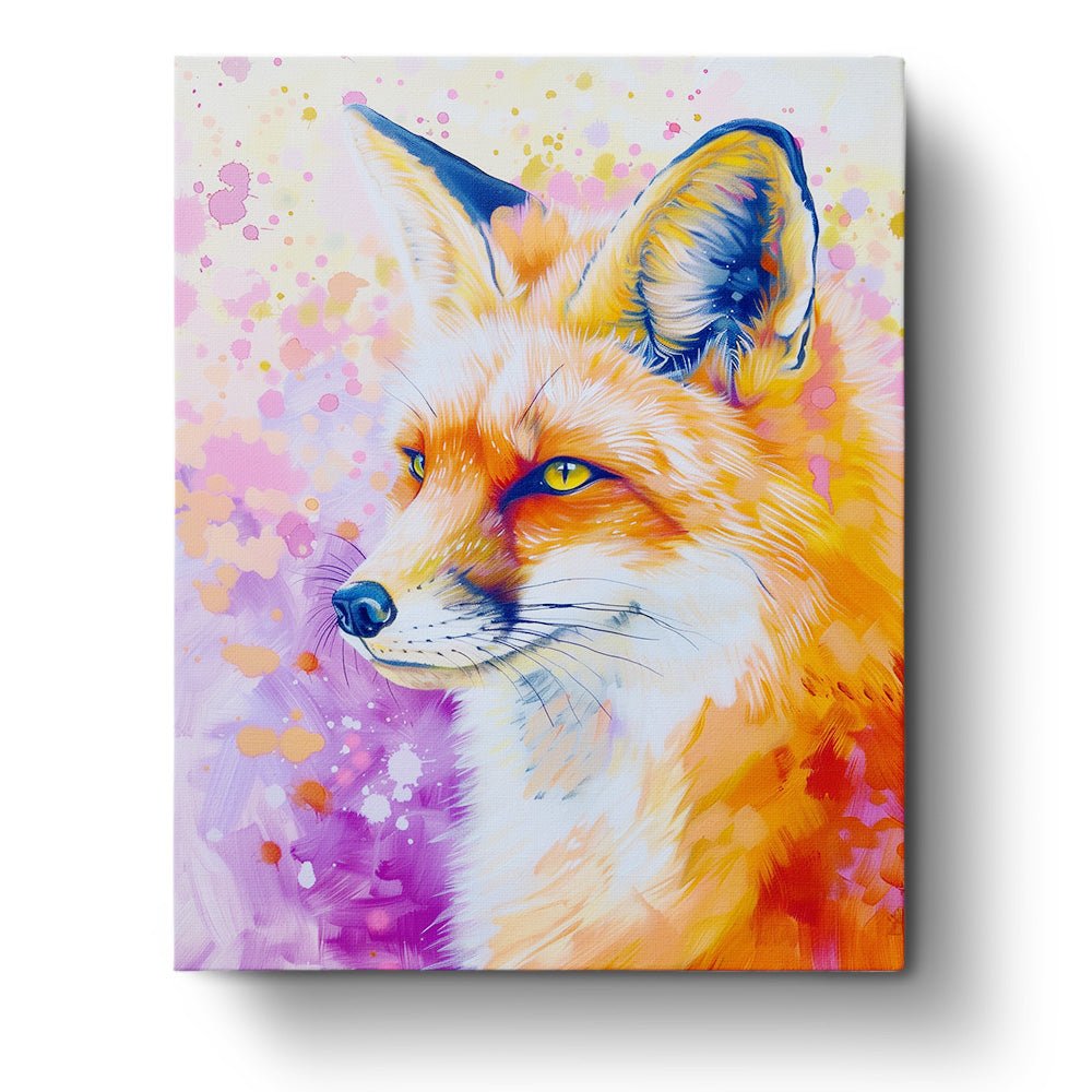 Vibrant Fox - Abstract Animals - Judy Paint