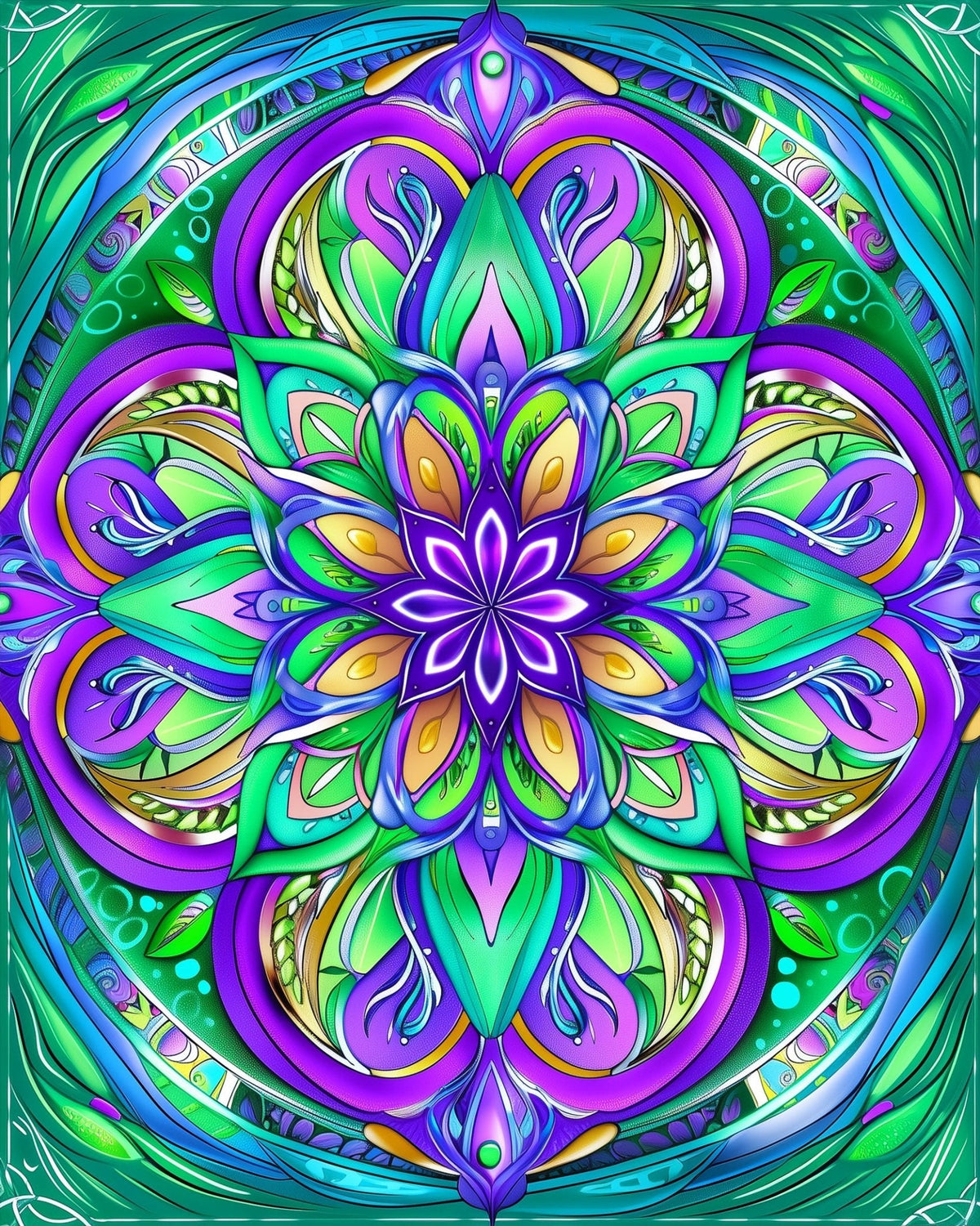 Vibrant Harmony - Mandalas - Judy Paint