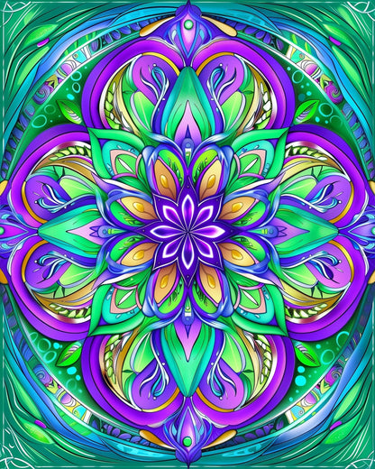 Vibrant Harmony - Mandalas - Judy Paint