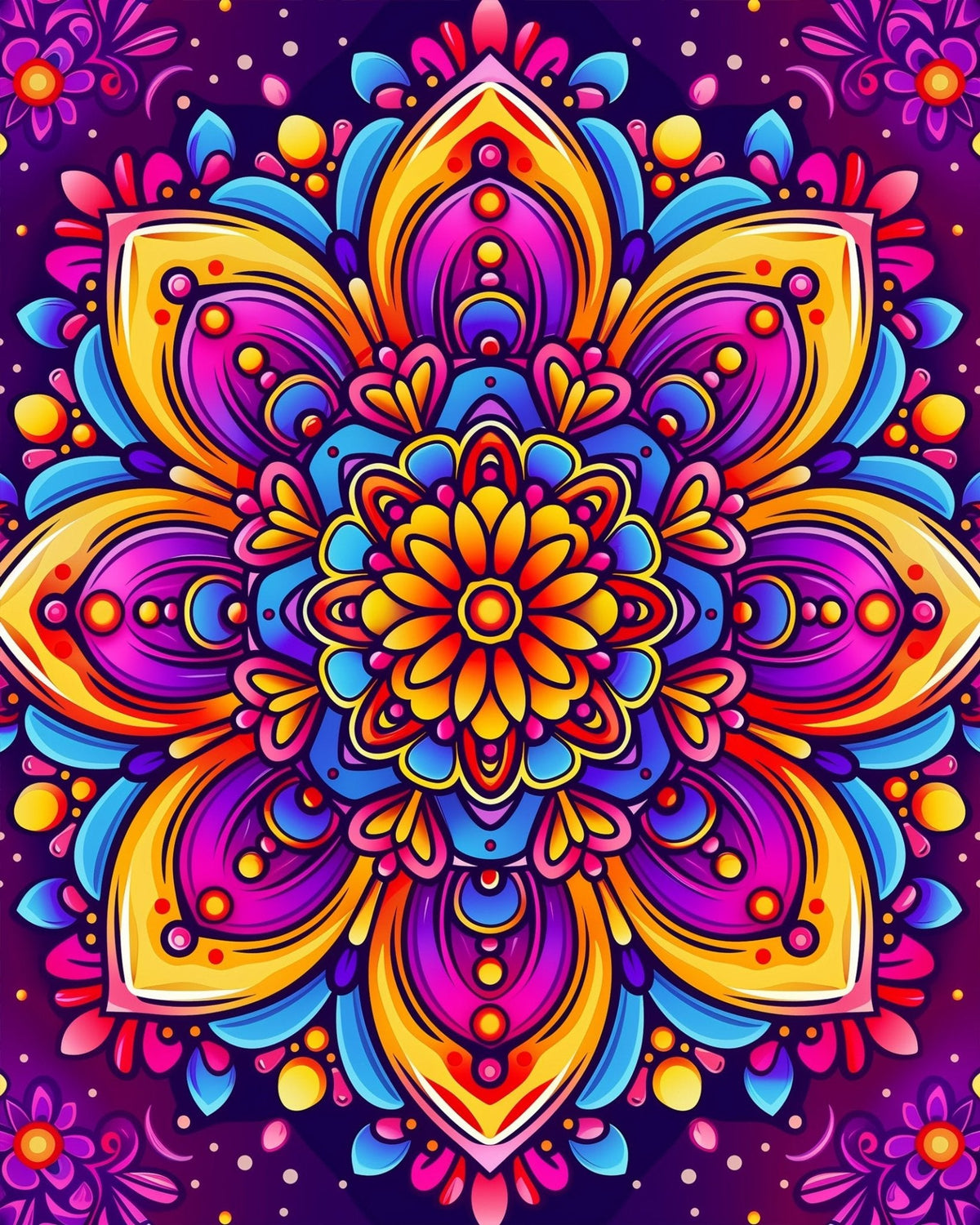 Vibrant Harmony - Mandalas - Judy Paint