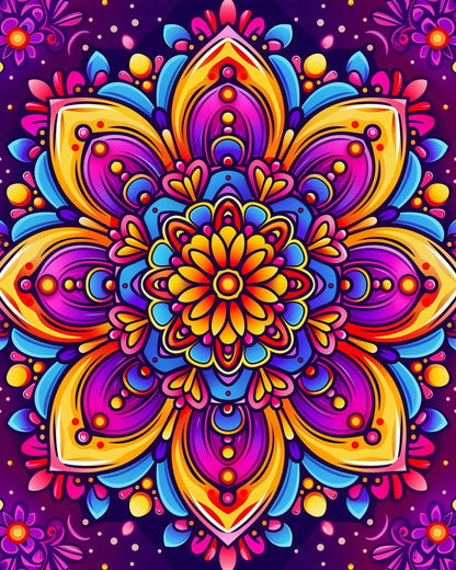 Vibrant Harmony - Mandalas - Judy Paint