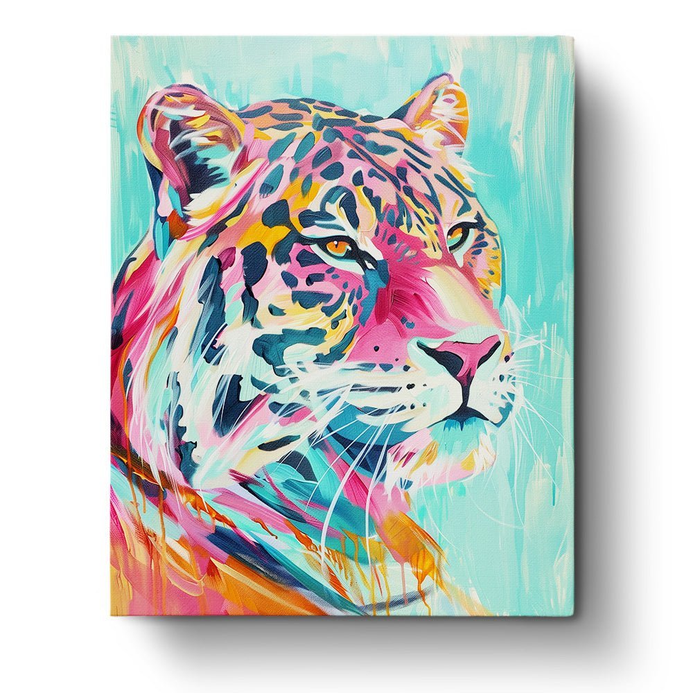 Vibrant Leopard - Abstract Animals - Judy Paint