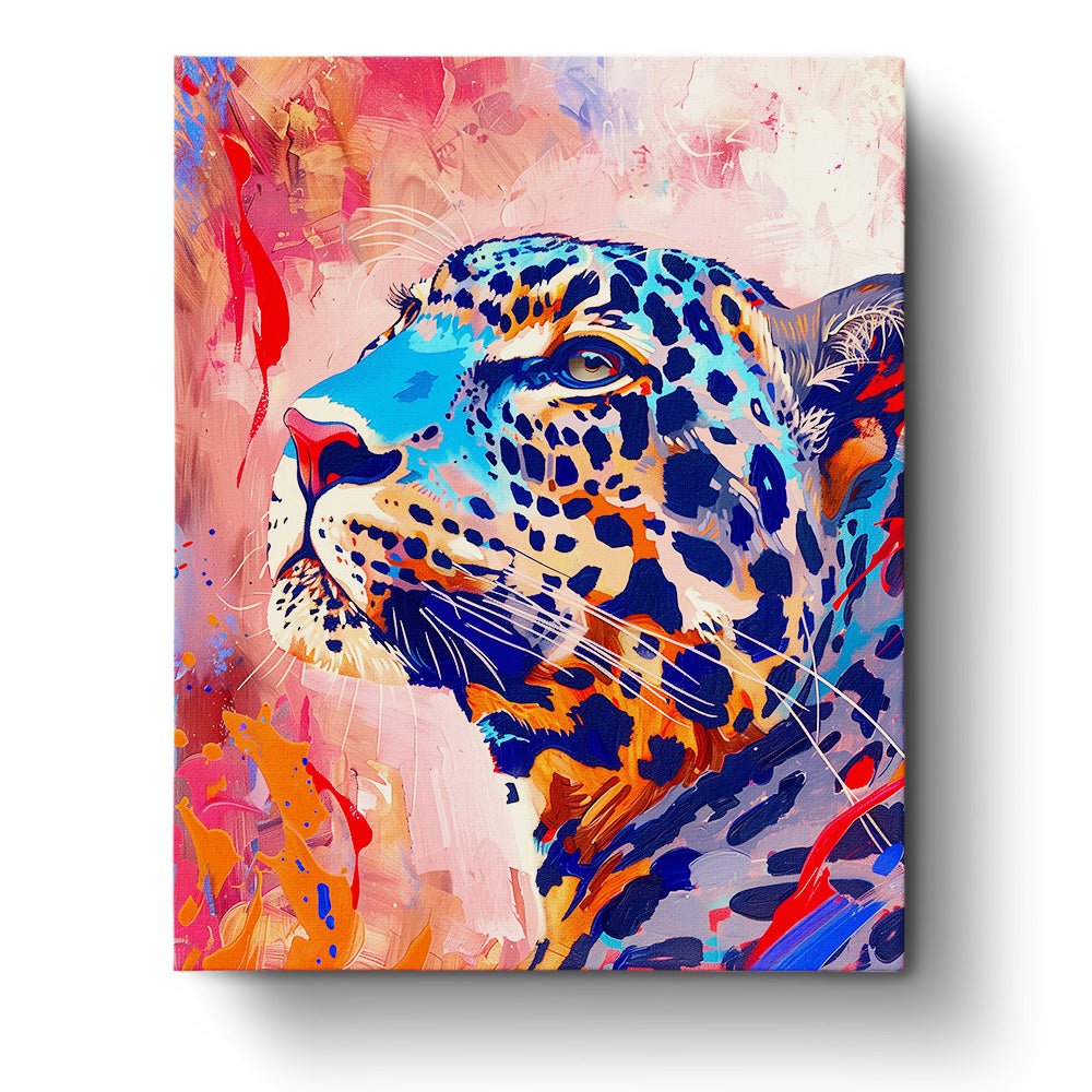 Vibrant Leopard - Abstract Animals - Judy Paint