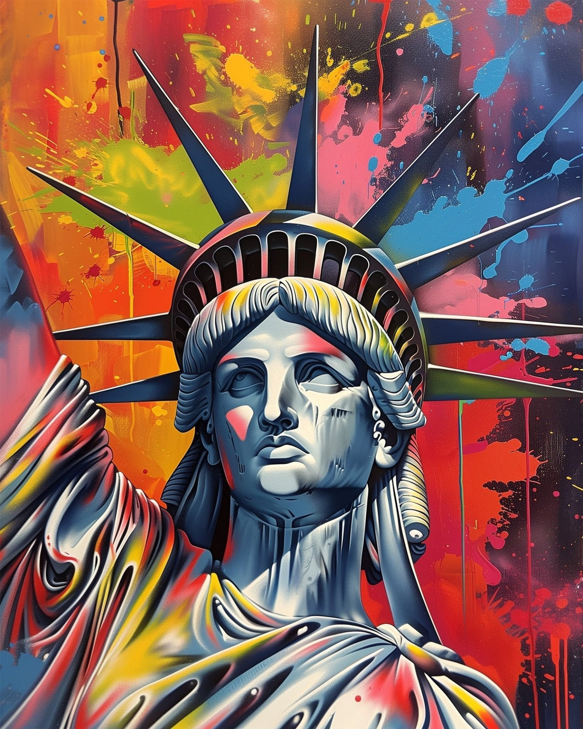 Vibrant Liberty - USA - Judy Paint