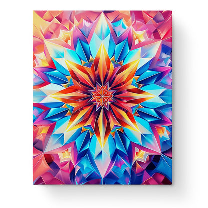 Vibrant Mandala Burst - Meditation - Judy Paint