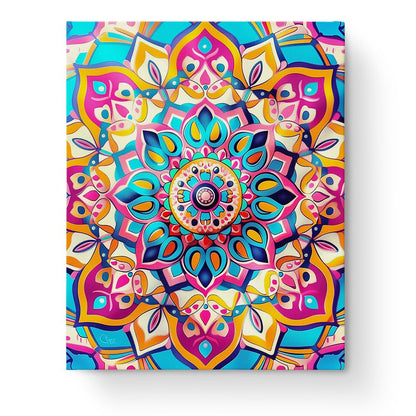 Vibrant Mandala Harmony - Meditation - Judy Paint