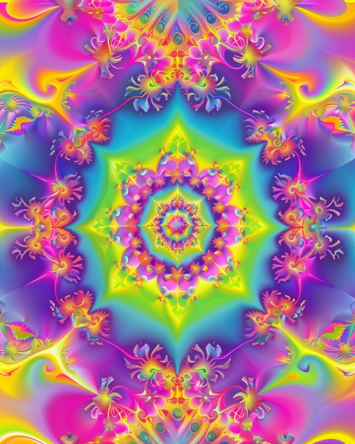 Vibrant Mandala - Meditation - Judy Paint
