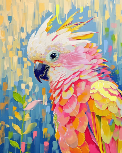 Vibrant Parrot - Abstract Animals - Judy Paint