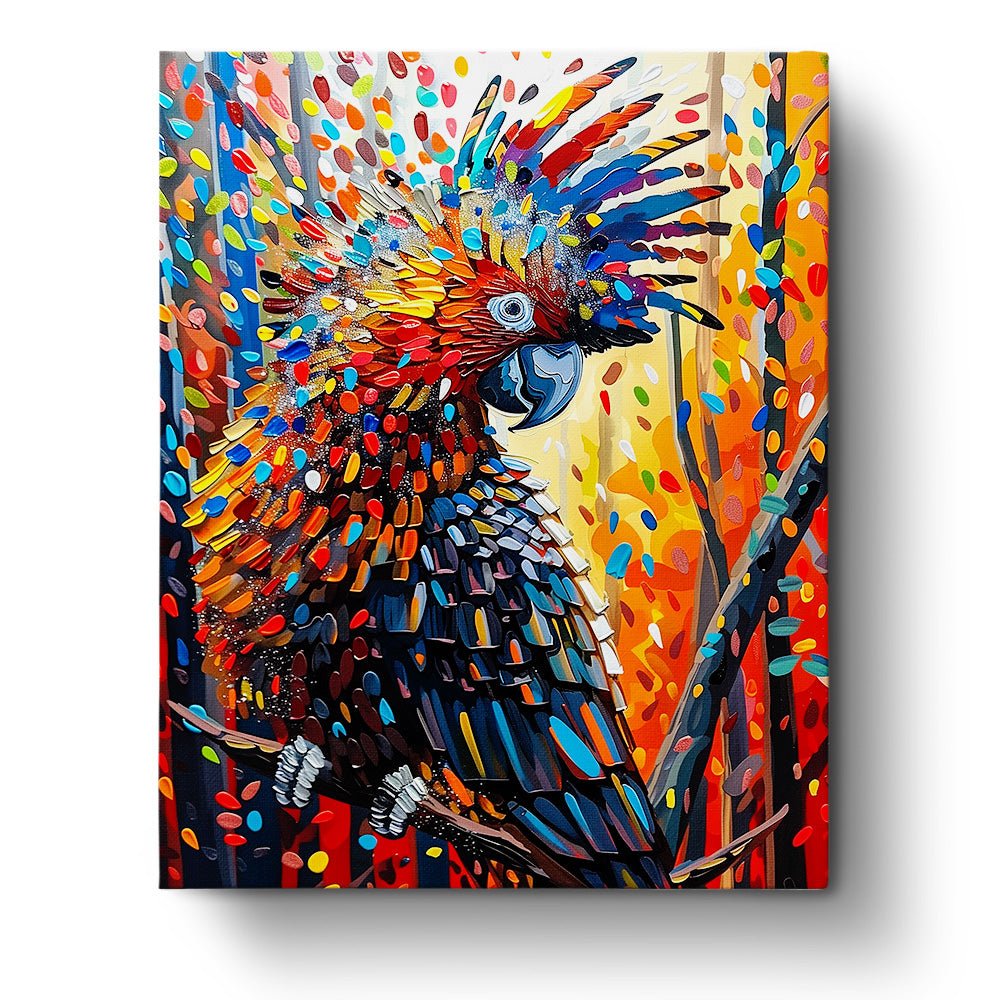 Vibrant Parrot - Abstract Animals - Judy Paint