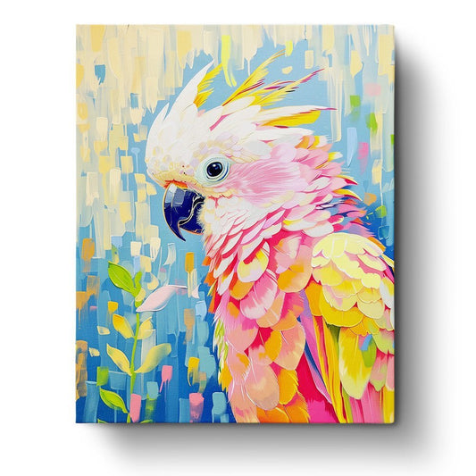 Vibrant Parrot - Abstract Animals - Judy Paint