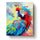 Vibrant Parrot Splash - Abstract Animals