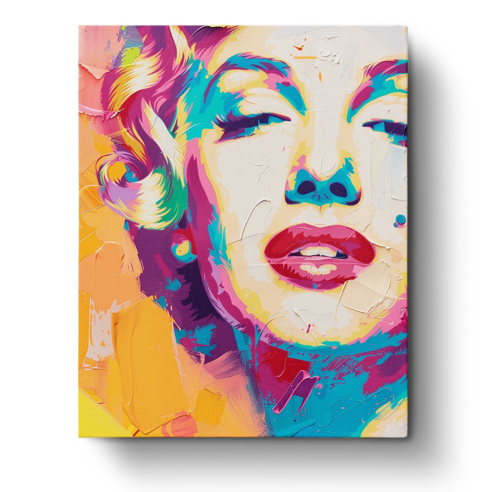 Vibrant Portrait Pop Art - USA - Judy Paint