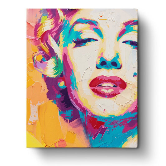 Vibrant Portrait Pop Art - USA - Judy Paint