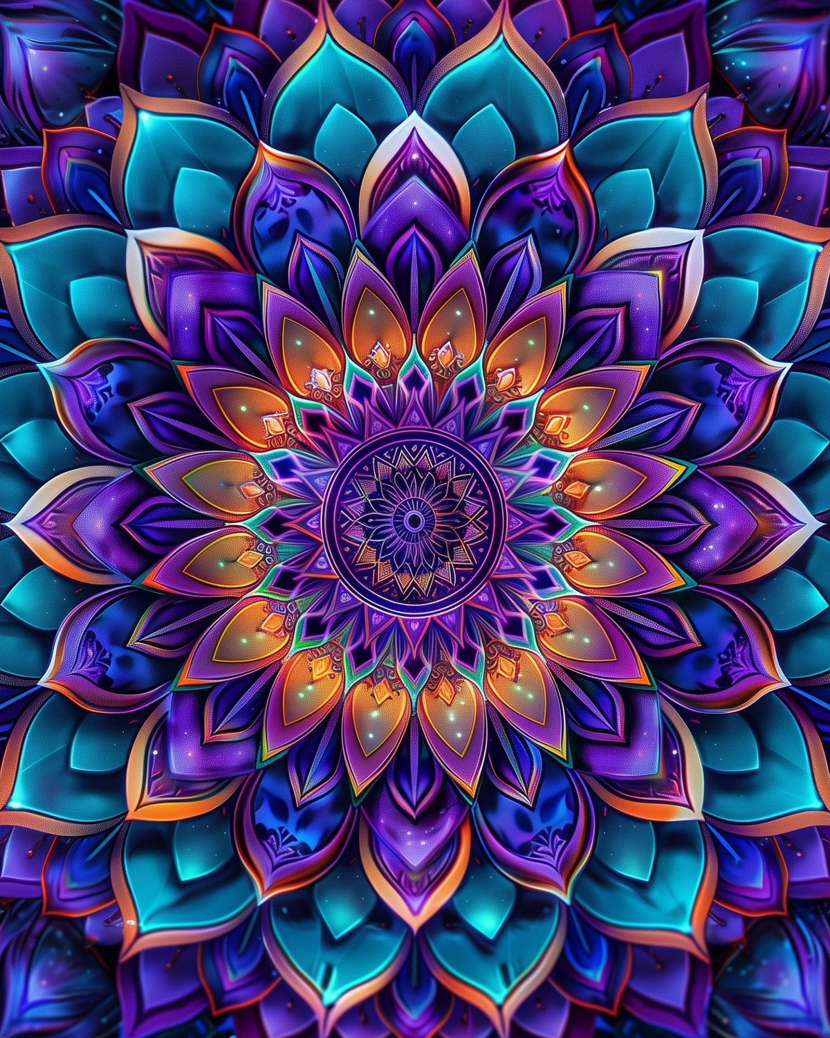 Vibrant Serenity - Mandalas - Judy Paint
