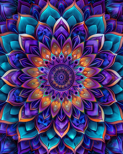 Vibrant Serenity - Mandalas - Judy Paint