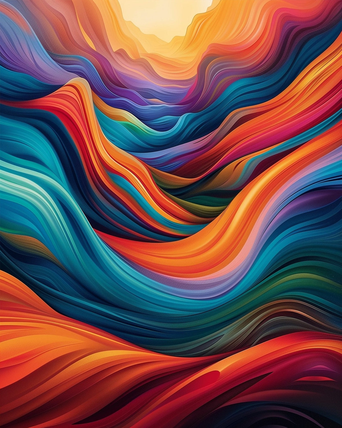 Vibrant Serenity - Meditation - Judy Paint