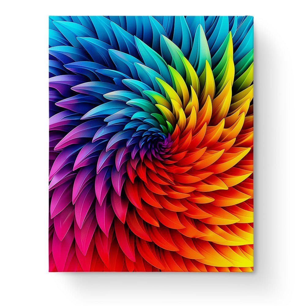 Vibrant Spiral Art - Mandalas - Judy Paint