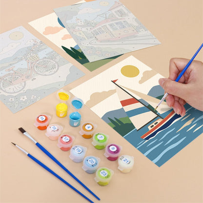 Vintage Journeys mini painting set