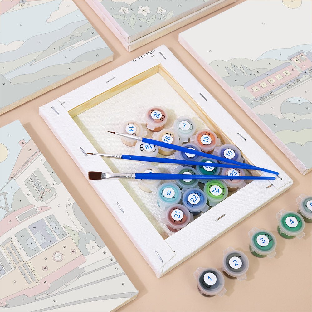 Vintage Journeys mini painting set