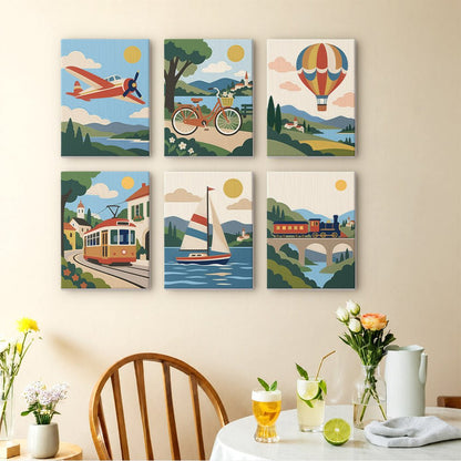 Vintage Journeys mini painting set