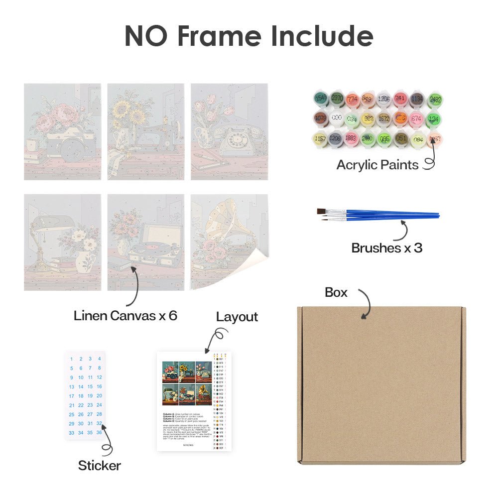 What's included with the no-frame version