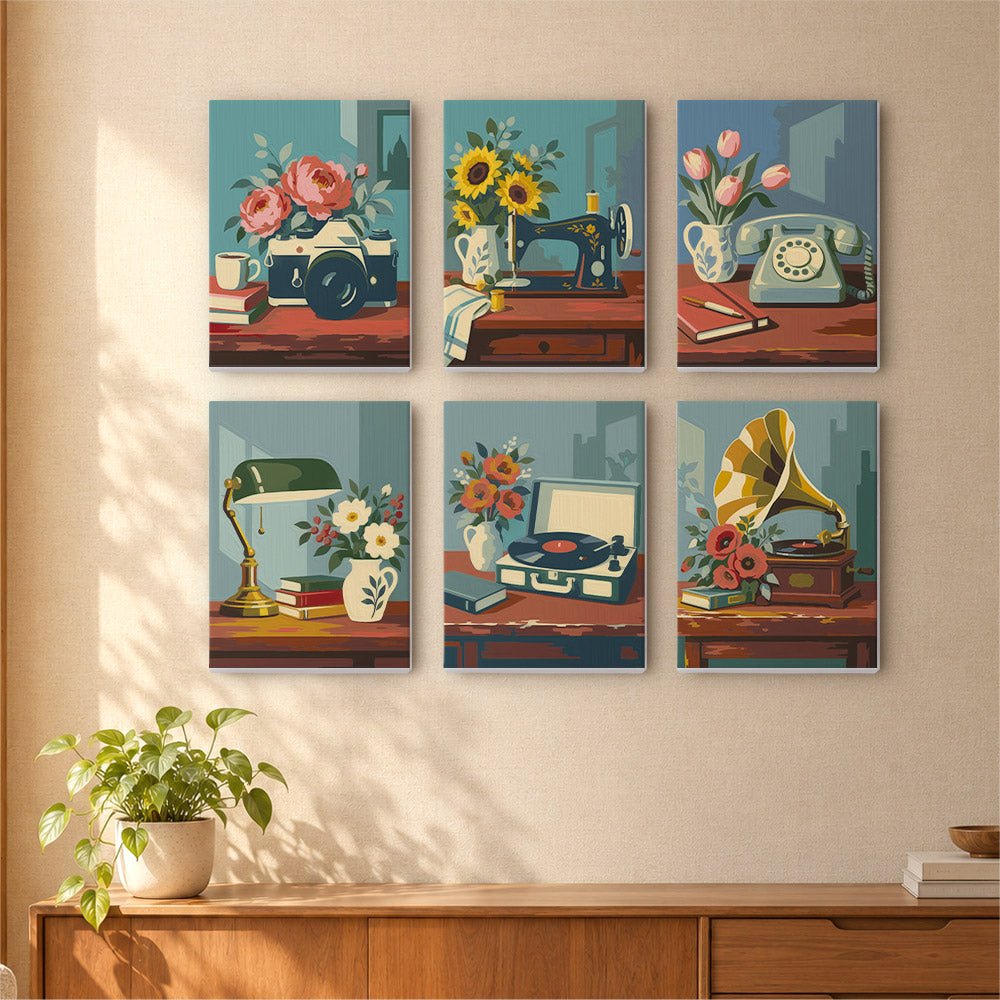 Vintage Keepsakes mini painting set