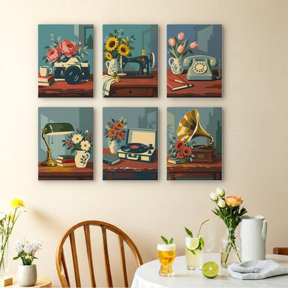 Vintage Keepsakes mini painting set