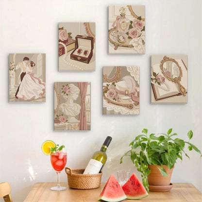 Vintage Romance mini painting set