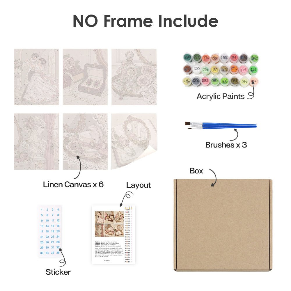 What's included with the no-frame version