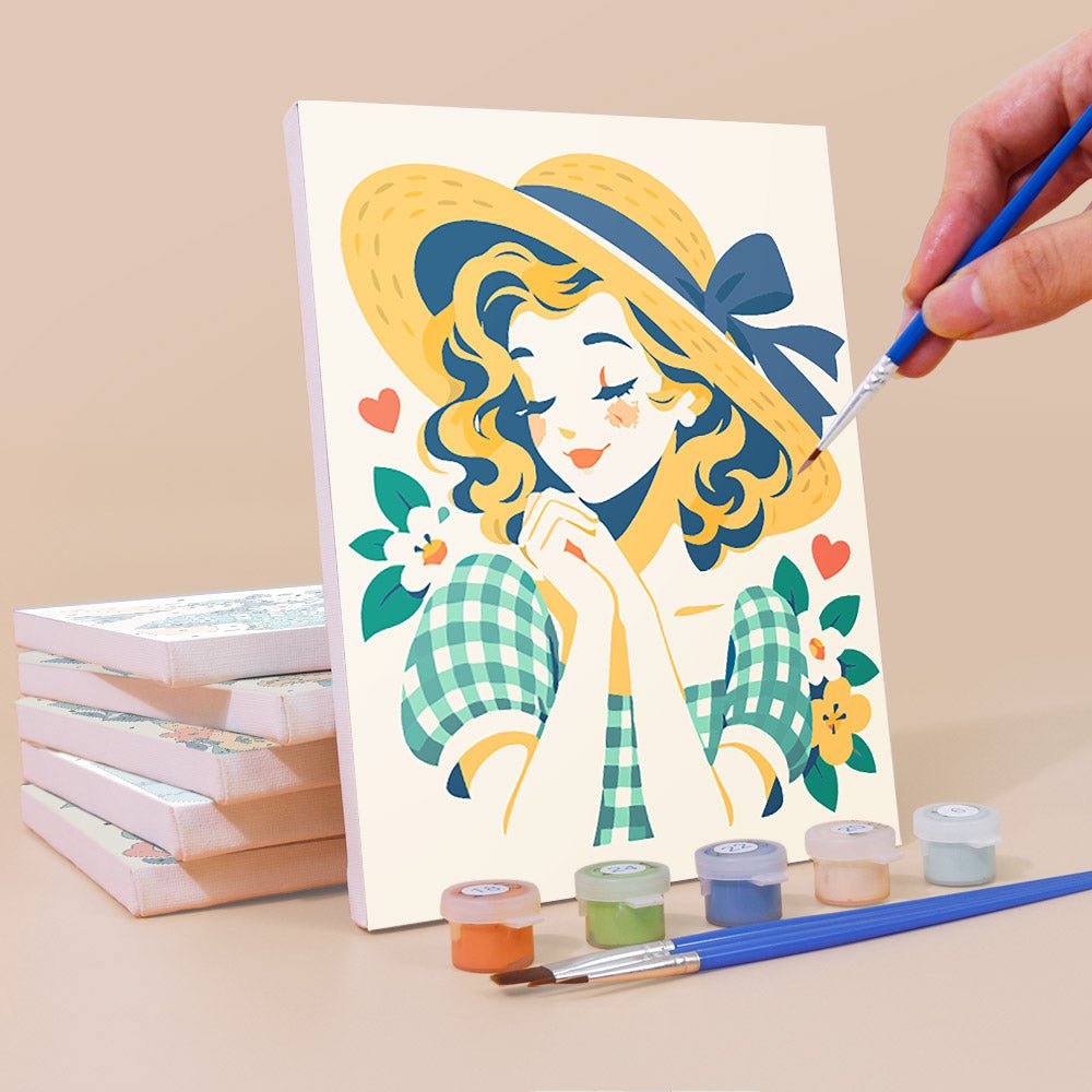 Vintage Sweethearts mini painting set