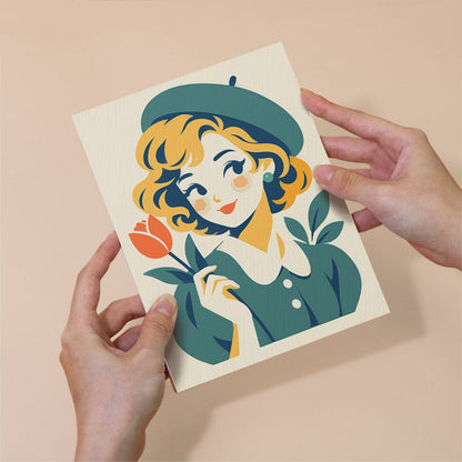 Vintage Sweethearts mini painting set