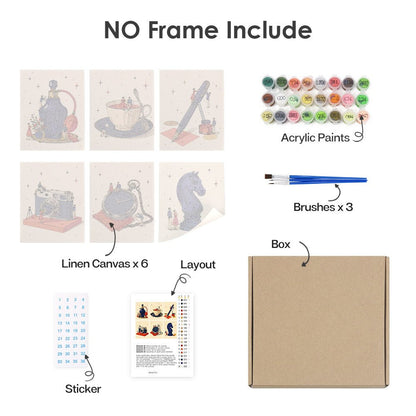 What's included with the no-frame version