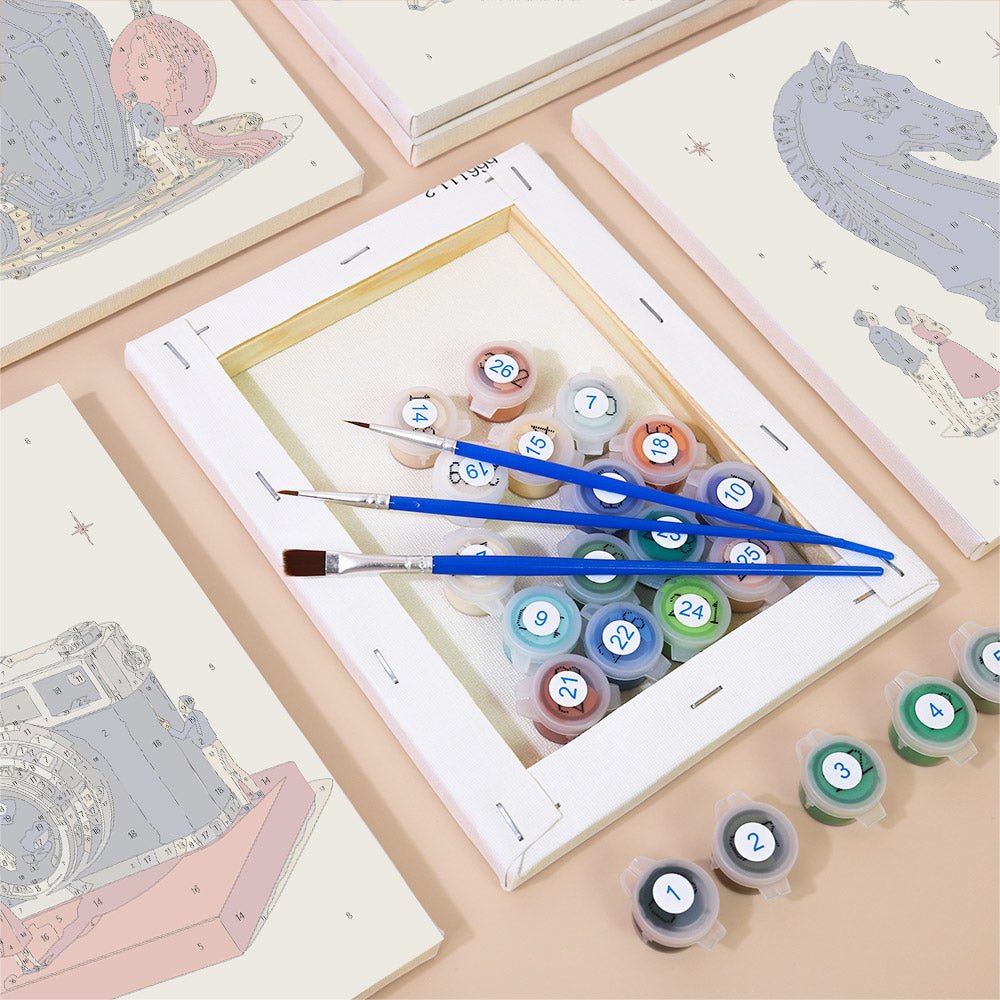Vintage Treasures mini painting set