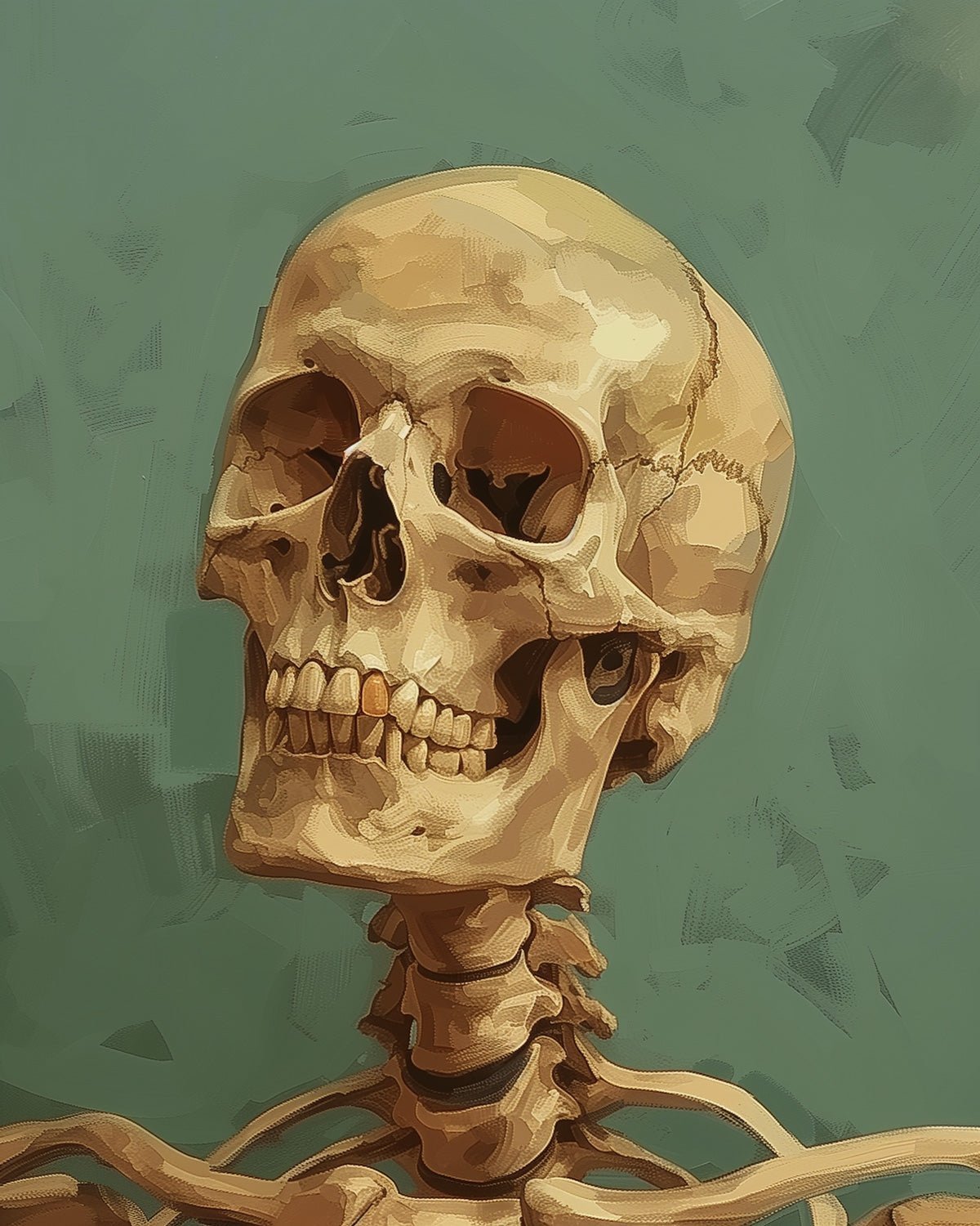 Vivid Skull - Skeleton - Judy Paint